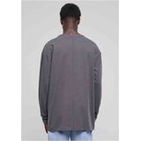 Urban Classics - Oversized Open Edge Longsleeve shirt - Grijs