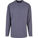Urban Classics - Oversized Open Edge Longsleeve shirt - Grijs