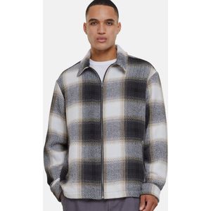 Urban Classics Tussenjas  beige / zwart / wit