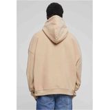 Urban Classics - Oversized Polar Fleece Half Zip Hoodie/trui - Beige