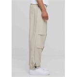 Urban Classics - Popline Parachute Wijde broek - Beige