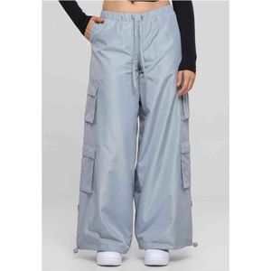 Urban Classics - Ripstop Double Cargo Pants Wijde broek - Grijs