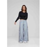 Urban Classics - Ripstop Double Cargo Pants Wijde broek - Grijs