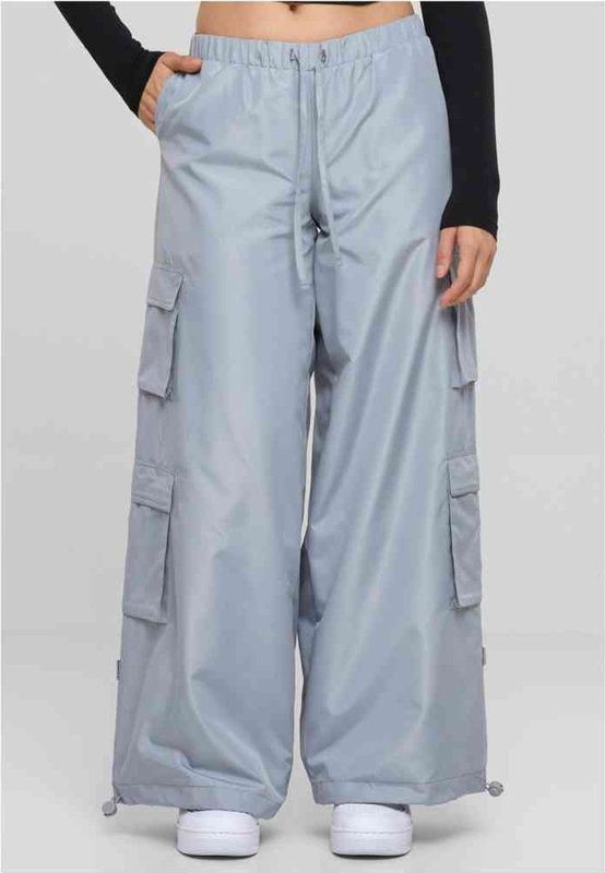 Urban Classics - Ripstop Double Cargo Pants Wijde broek - Grijs