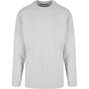 Urban Classics - Oversized Open Edge Longsleeve shirt - Grijs