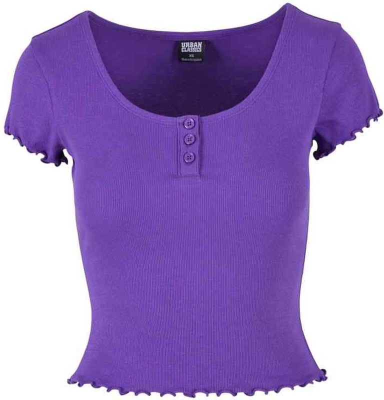 Urban Classics - Rib Babylock Top - Paars