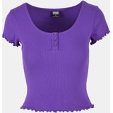 Urban Classics - Rib Babylock Top - Paars