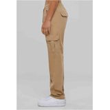 Urban Classics - High Waist Twill Cargobroek - Beige