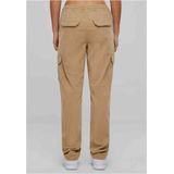 Urban Classics - High Waist Twill Cargobroek - Beige