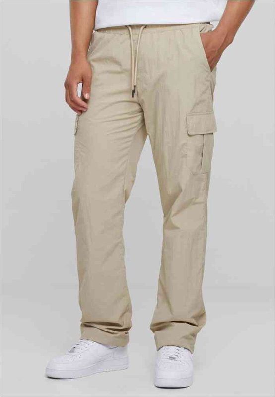 Urban Classics - Straight Leg Nylon Cargobroek - Grijs