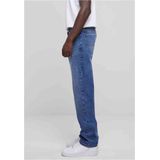 Urban Classics - Jeans - Blauw - 100% Katoen - Straight Pasvorm
