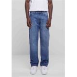 Urban Classics - Jeans - Blauw - 100% Katoen - Straight Pasvorm