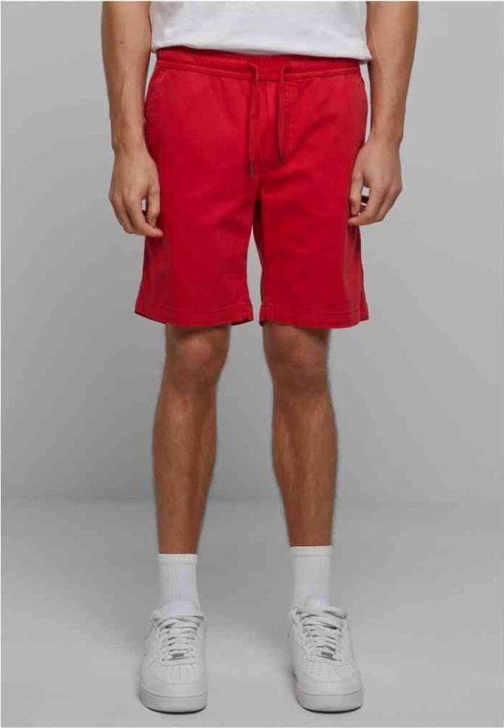 Urban Classics - Stretch Twill Joggshorts Korte broek - Rood