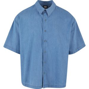 Urban Classics - Lightweight Denim Overhemd - Blauw - 100% Katoen