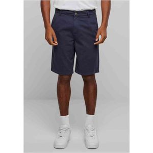 Urban Classics Biologische chinoshorts voor heren, Navy Blauw