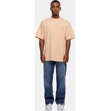 Urban Classics - Tall 2-pack Heren T-shirt - Roze Wit