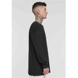 Urban Classics Heren Longsleeve Organic Boxy Rib Longsleeve Black S, zwart, S