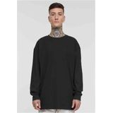 Urban Classics Heren Longsleeve Organic Boxy Rib Longsleeve Black S, zwart, S