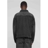 Tussenjas - Denim - Effen - Borstzak - Knoopsluiting