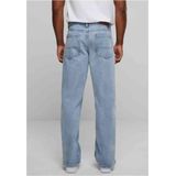 Urban Classics - Heavy Ounce Zipped Jeans Broek rechte pijpen Blauw