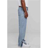 Urban Classics - Heavy Ounce Zipped Jeans Broek rechte pijpen Blauw