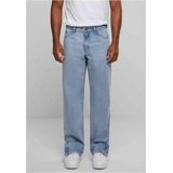 Urban Classics - Heavy Ounce Zipped Jeans Broek rechte pijpen Blauw