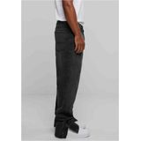 Urban Classics - Heavy Ounce Zipped Jeans Broek rechte pijpen Zwart