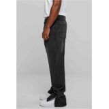 Urban Classics - Heavy Ounce Zipped Jeans Broek rechte pijpen Zwart