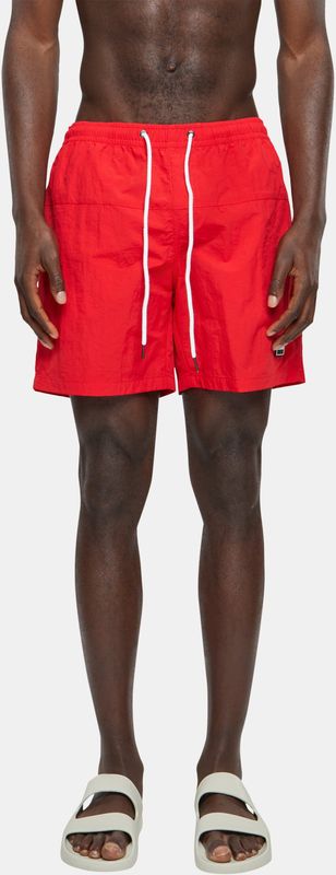 Urban Classics - Block - Zwemshort - Stedelijk Rood