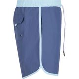 Urban Classics - Retro Zwemshorts - S - Blauw/Blauw