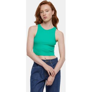 Urban Classics - Rib Crop Top - Groen