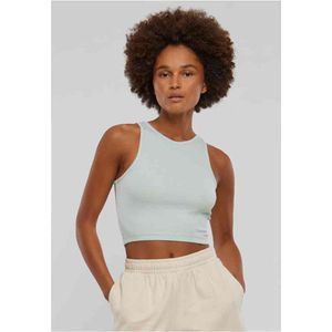 Urban Classics - Cropped Rib Top - Frostmint - Katoen/Elastaan