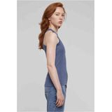 Urban Classics - Racer Back Rib Top - Vintageblue - Katoen/Elastaan