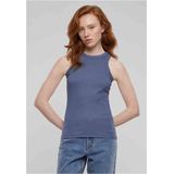 Urban Classics - Racer Back Rib Top - Vintageblue - Katoen/Elastaan