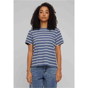 Urban Classics - Boxy T-shirt - Gestreept - Dames