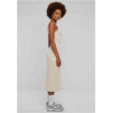 Urban Classics - Geribbelde Damesjurk - Wit zand - A-lijn