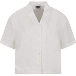 Blouse - Effen - Katoen - Normale Pasvorm - Kwartmouw