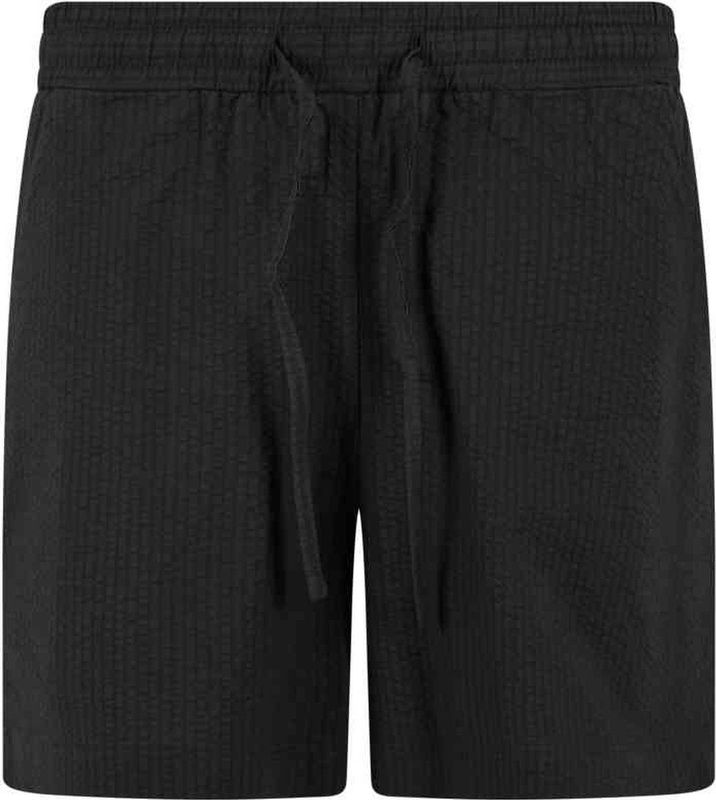 Urban Classics - Seersucker Korte broek - Zwart