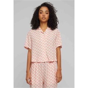 Urban Classics Viscose Resort Blouse Roze