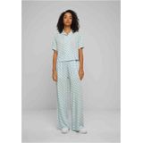 Urban Classics - Viscose Resort Overhemd - Korte Mouwen - Lichtgewicht - Stempelontwerp