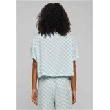 Urban Classics - Viscose Resort Overhemd - Korte Mouwen - Lichtgewicht - Stempelontwerp