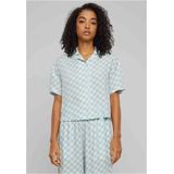 Urban Classics - Viscose Resort Overhemd - Korte Mouwen - Lichtgewicht - Stempelontwerp