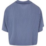 Urban Classics - Viscose Resort Shirt - Korte Mouwen - Stempelontwerp - Lichtgewicht Viscose