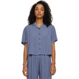 Urban Classics - Viscose Resort Shirt - Korte Mouwen - Stempelontwerp - Lichtgewicht Viscose