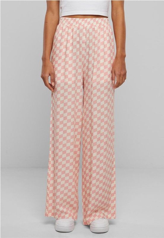 Urban Classics - Geplooide Broek - Citroenroze - 100% Viscose