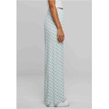 Urban Classics - Resort Pants - Wijde Broek - Blauw - 100% Viscose