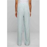 Urban Classics - Resort Pants - Wijde Broek - Blauw - 100% Viscose