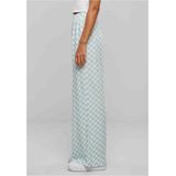 Urban Classics - Resort Pants - Wijde Broek - Blauw - 100% Viscose