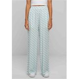 Urban Classics - Resort Pants - Wijde Broek - Blauw - 100% Viscose