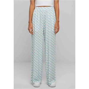 Urban Classics - Viscose Resort Broek - Blauw - Viscose
